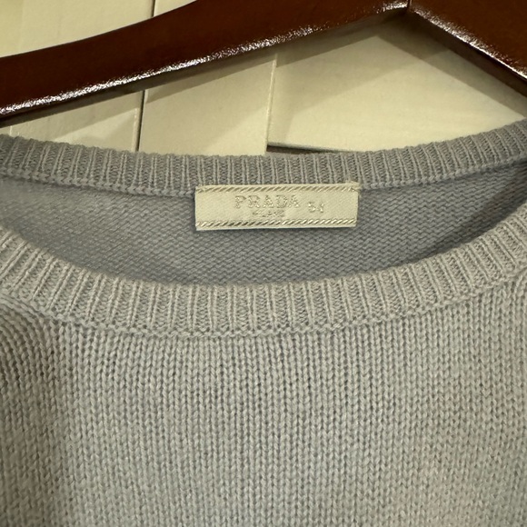 Prada 54 Baby Blue Sweater - Picture 5 of 11